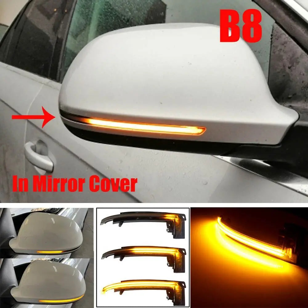 Dynamic Indicators for Audi A4 S4 B8 2008-12 A5 S5 A8 S8 D3 A3 S3 8P A6 S6 RS6 C6 Q3 RS