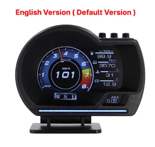 Newest A501 Car Head Up Display OBD2 Smart Car HUD Turbo Gauge Digital