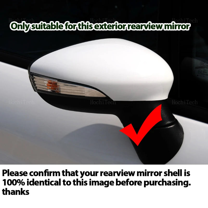 Ford Fiesta MK6 MK7 Smoked LED Dynamic Turn Signal Light Side Mirror Light