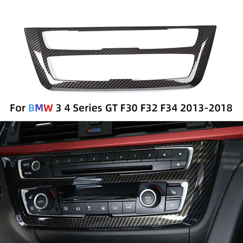 BMW Panel Trim Center Console Cover Carbon Fiber F30 F32 F34