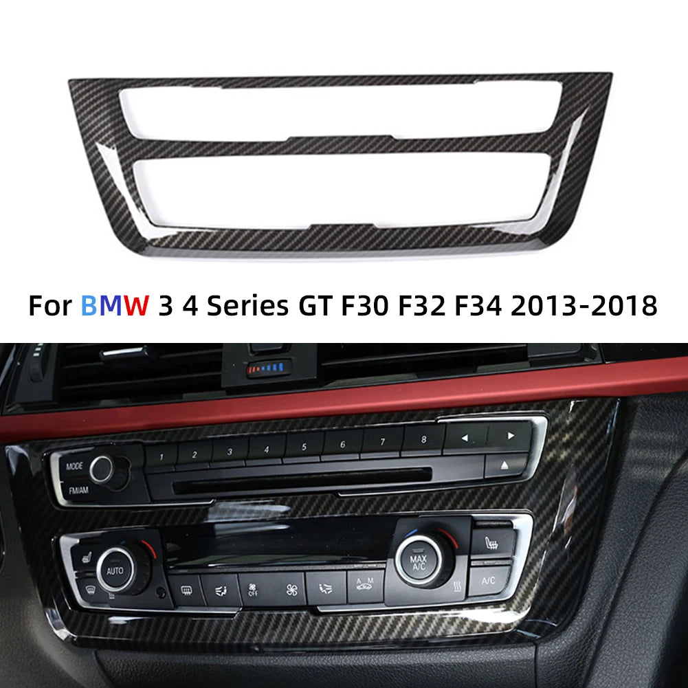 BMW Panel Trim Center Console Cover Carbon Fiber F30 F32 F34