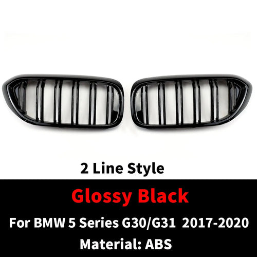Front Bumper Grill For BMW 5 Series M5 G30 G31 520i 530i 540i ABS