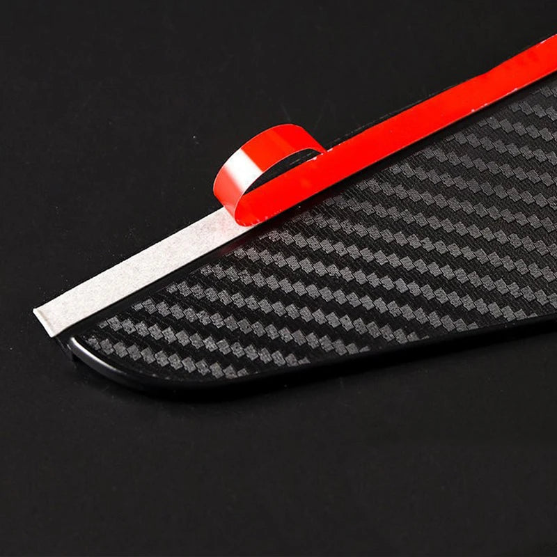 Sideview Mirror Rain Shield Visor Carbon - Universal Fitment