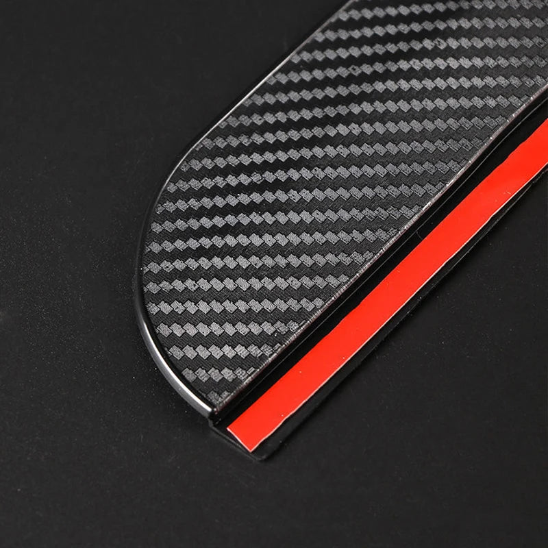 Sideview Mirror Rain Shield Visor Carbon - Universal Fitment
