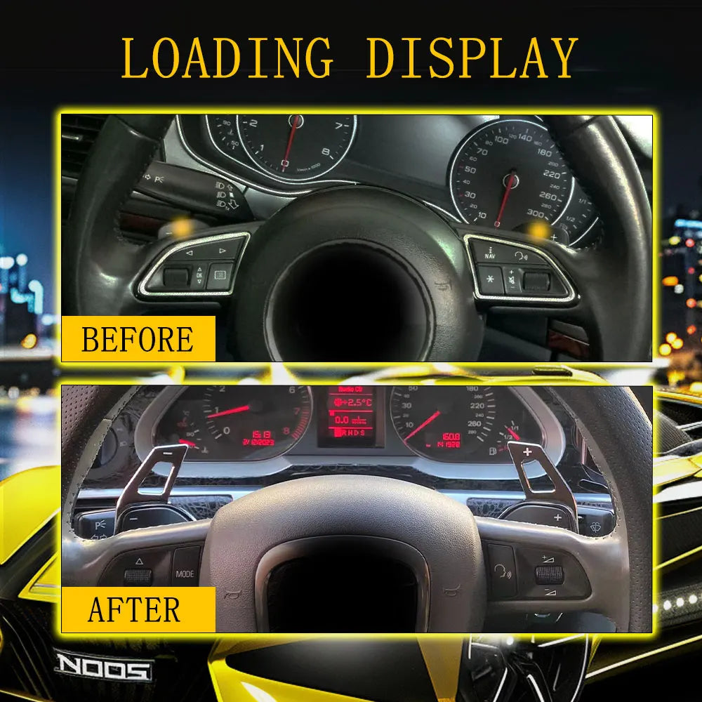 Audi Paddle Shifter Carbon Fibre Extensions