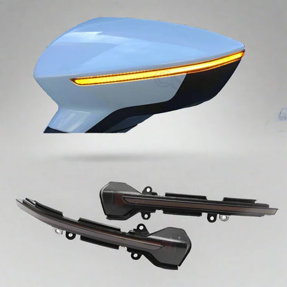 Side Mirror LED Dynamic Turn Signal Light Sequential For Seat Leon MK3