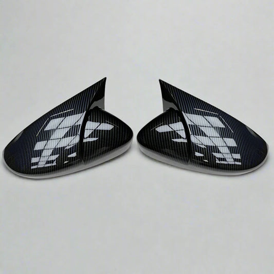 2x Carbon Look Side Wing Mirror Cover For VW For Volkswagen Golf 6 MK6