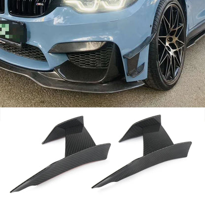 BMWM4 M3 Carbon Fiber Styling Front Bumper Fins