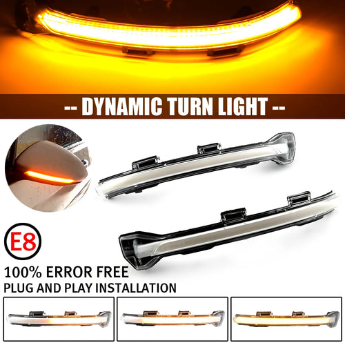 LED Dynamic Turn Signal Lamp For Volkswagen VW Golf MK7 7 GTI GTD GTE R