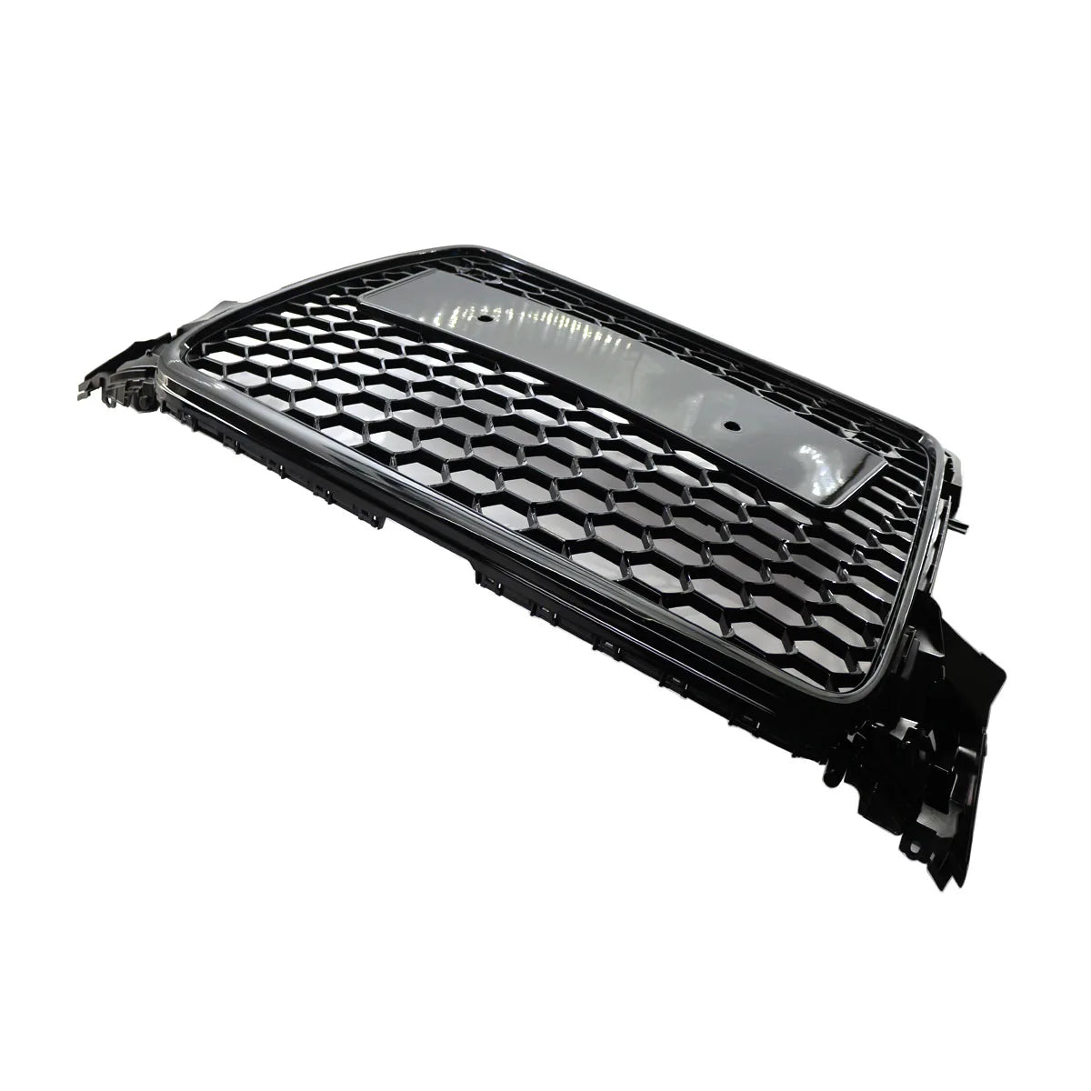 Audi A4/S4 Gloss Black Front Bumper Kidney Grill Grilles Hex Mesh Honeycomb for