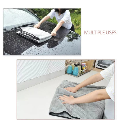 75x35 60x40cm Microfiber Car Wash Towel Fast Drying Auto Cleaning