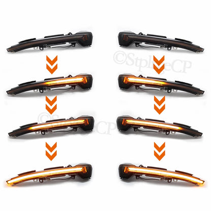 Side Mirror LED Dynamic Turn Signal Light Sequential For Seat Leon MK3
