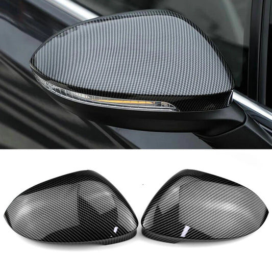 Volkswagen Golf MK8 VIII 8 Side Mirror Covers Caps (Carbon Look)