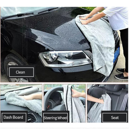 75x35 60x40cm Microfiber Car Wash Towel Fast Drying Auto Cleaning