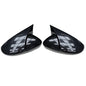 2x Carbon Look Side Wing Mirror Cover For VW For Volkswagen Golf 6 MK6
