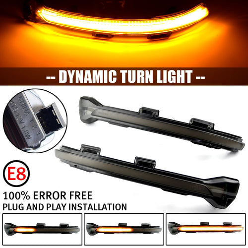 LED Dynamic Turn Signal Lamp For Volkswagen VW Golf MK7 7 GTI GTD GTE R