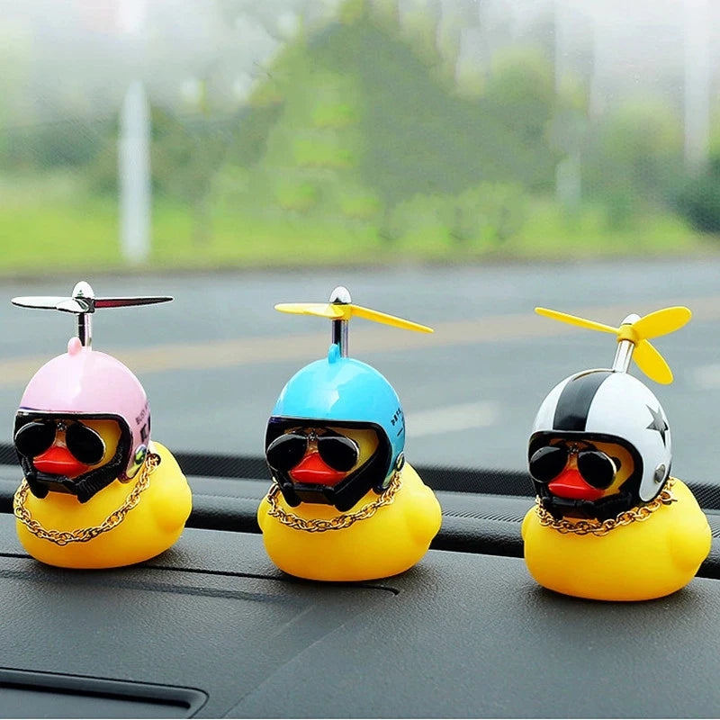 Duck With Helmet Decor!