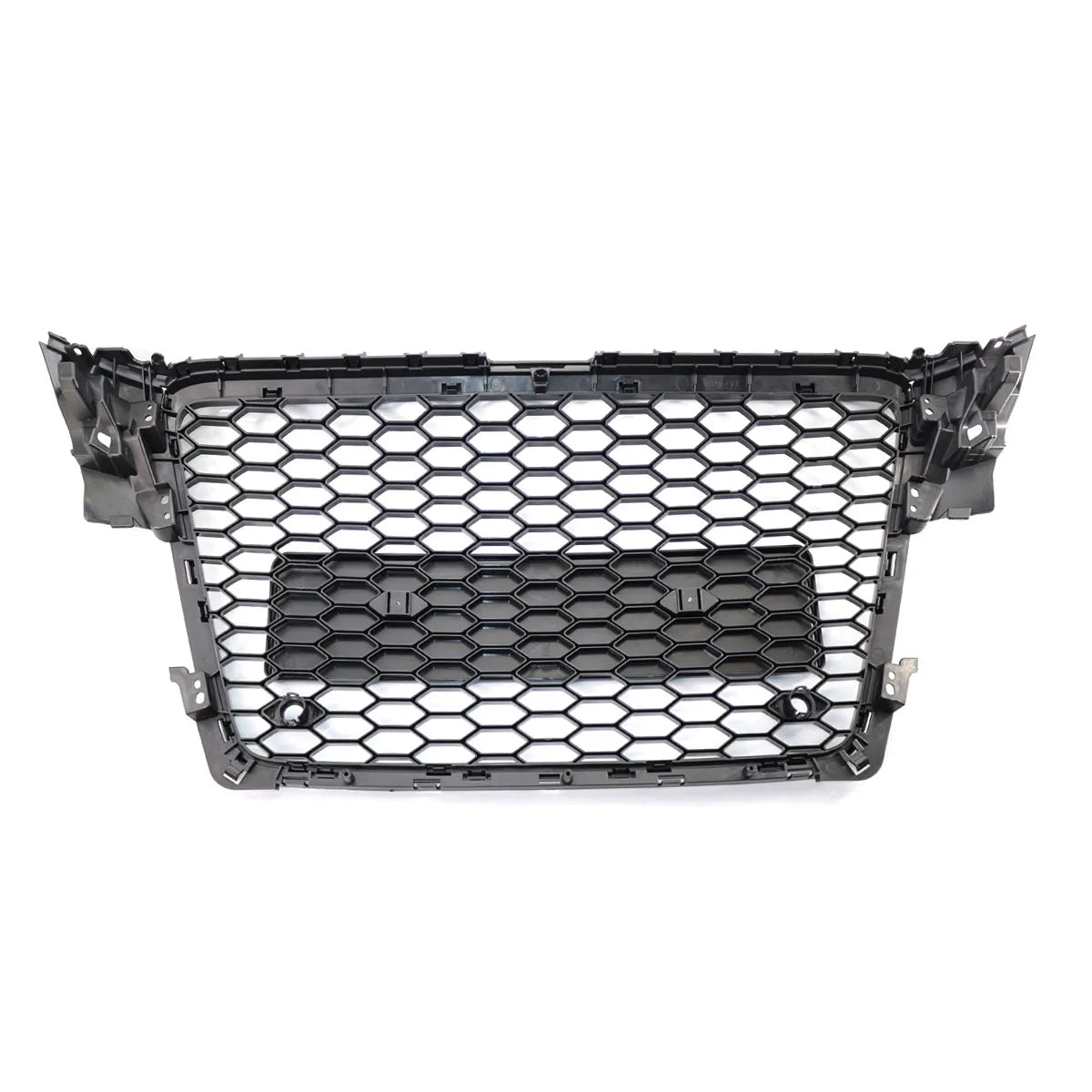 Audi A4/S4 Gloss Black Front Bumper Kidney Grill Grilles Hex Mesh Honeycomb for