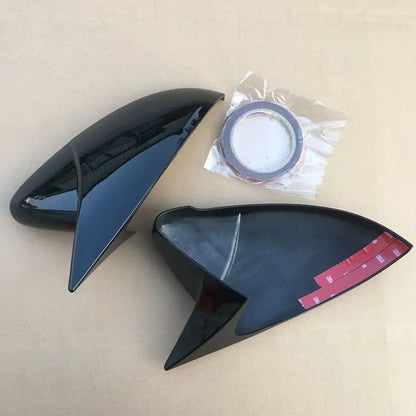 2x Carbon Look Side Wing Mirror Cover For VW For Volkswagen Golf 6 MK6