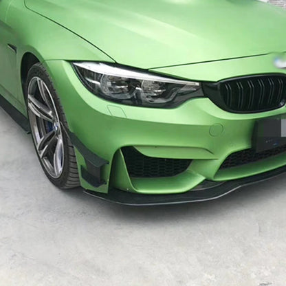 BMWM4 M3 Carbon Fiber Styling Front Bumper Fins