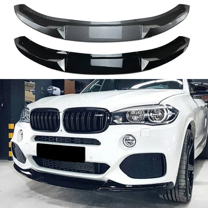 BMW X5 Front Bumper Splitter Lip Body Kit Spoiler Gloss Black Canard For