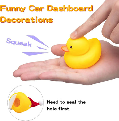 Dashboard Duck Christmas Decoration