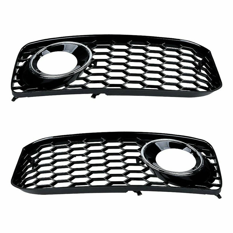 Audi A5 Car Front Bumper Fog Light Lamp Grille Grill Cover Mesh