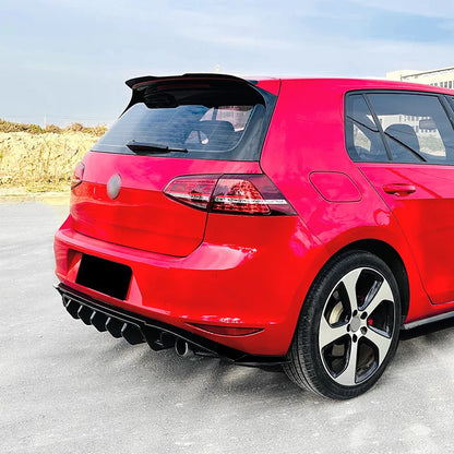 VW Golf Mk7 GTI GTD Mk7 TDI TSI 2012-2017 Rear LED Diffuser