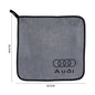 Car Wash Towel Cotton Drying Cloth For Audi Q5 S4 A5 C6 S5 A4 2024 Quattro 2023 2022 B8