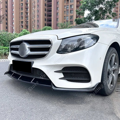 Front Bumper Lip Splitter For Mercedes Benz E Class