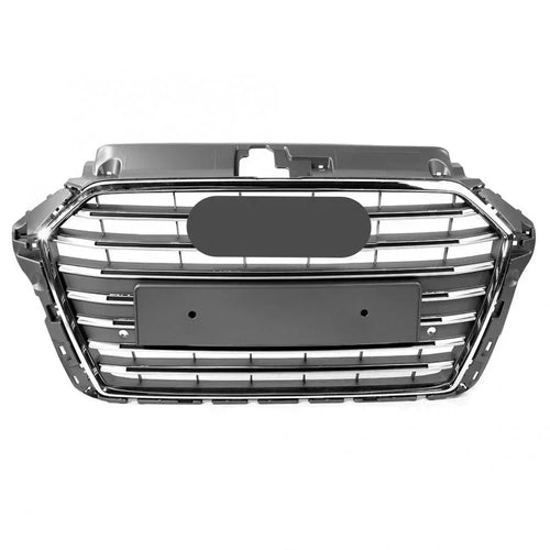 RS3 Style Front Sport Hex Mesh Honeycomb Hood Grill for Audi A3/S3