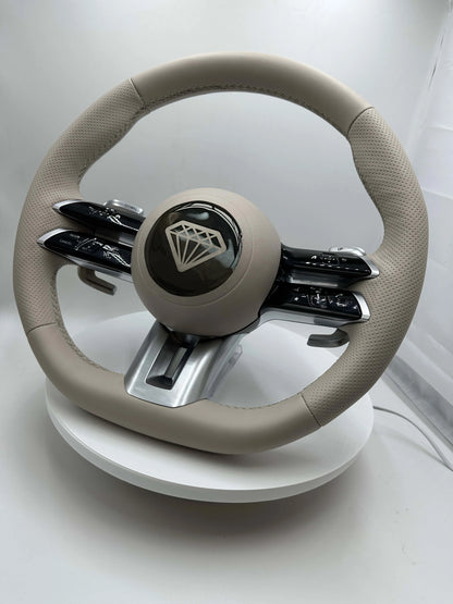 Custom Napa Steering Wheel for Mercedes-Benz