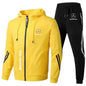 Mercedes-Benz Sweatshirt Suit Zip Up Hoodies+Pants 2 Piece Men's Set Running Racing