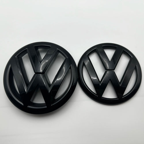 Gloss Black Replacement 135mm Front Grill emblem or 110mm Rear Trunk