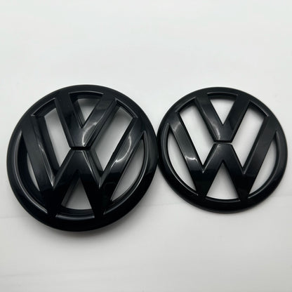 Gloss Black Replacement 135mm Front Grill emblem or 110mm Rear Trunk