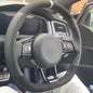 Steering Wheel Cover Anti-slip Black Suede For Volkswagen Golf 7 7.5 GTI Golf R MK7 Polo Scirocco 2015 2016 Car Accessories