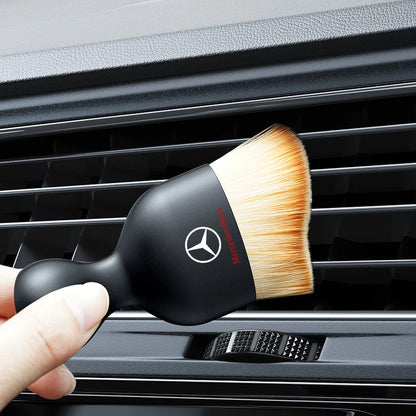 Mercedes Towel Suede Double-sided Car Cleaning Cloth with Car Detail Cleaning brush for Mercedes benz A B R G Class w204 W251 W463