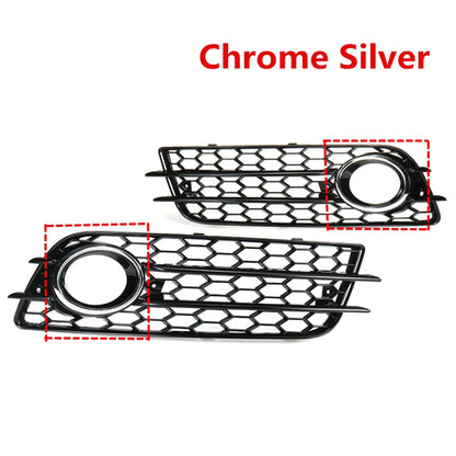 Audi A4 B8 Front Bumper Fog Light Lamp Grille Grill Cover Mesh