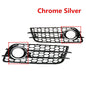 Audi A4 B8 Front Bumper Fog Light Lamp Grille Grill Cover Mesh