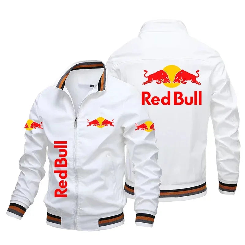 Red Bull Racing Jacket Trendy Casual Loose Motorcycle Jacket Outdoor Sport Oversized Custom Racing