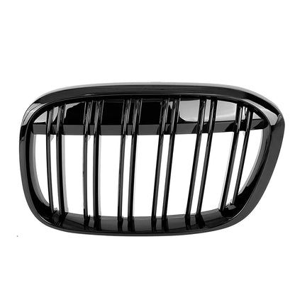 Dual Line 2 Slats Front Bumper Grills Kidney Grille BMW X1