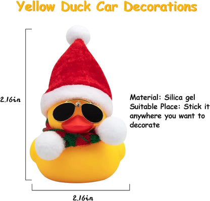 Dashboard Duck Christmas Decoration