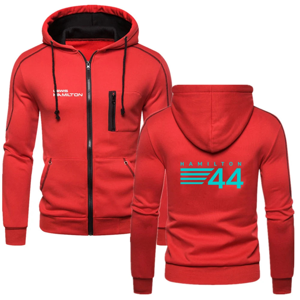 F1  Lewis Hamilton 44 2024 New Mens Hoodie Spring Autumn Coat