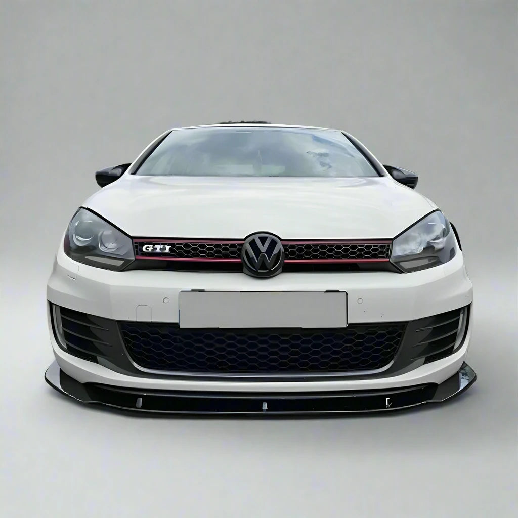 3pcs For Volkswagen Golf 6 MK6 GTI GTD 2009-2013 Car Front Bumper Lip