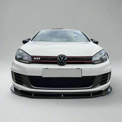 3pcs For Volkswagen Golf 6 MK6 GTI GTD 2009-2013 Car Front Bumper Lip