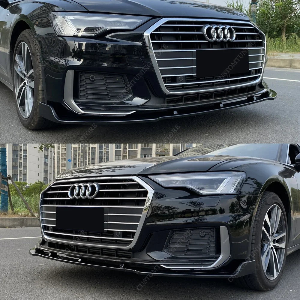 Audi A6 S6 C8 3Pcs Car Front Splitter