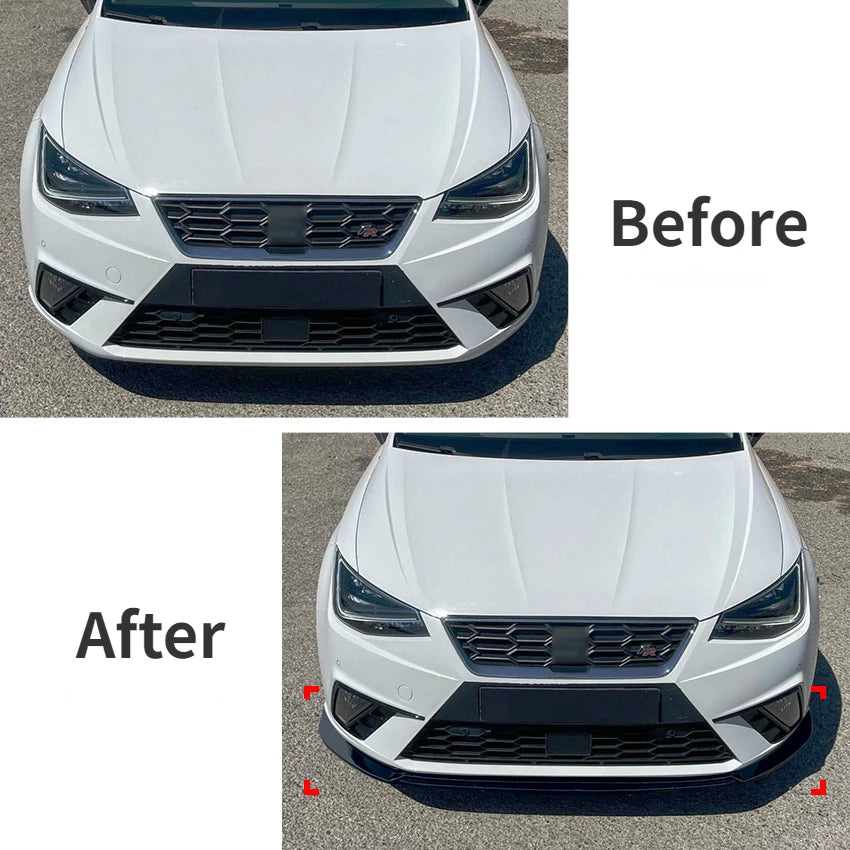 Front Bumper Lip Lower Diffuser Splitter For Seat Ibiza Standard MK5