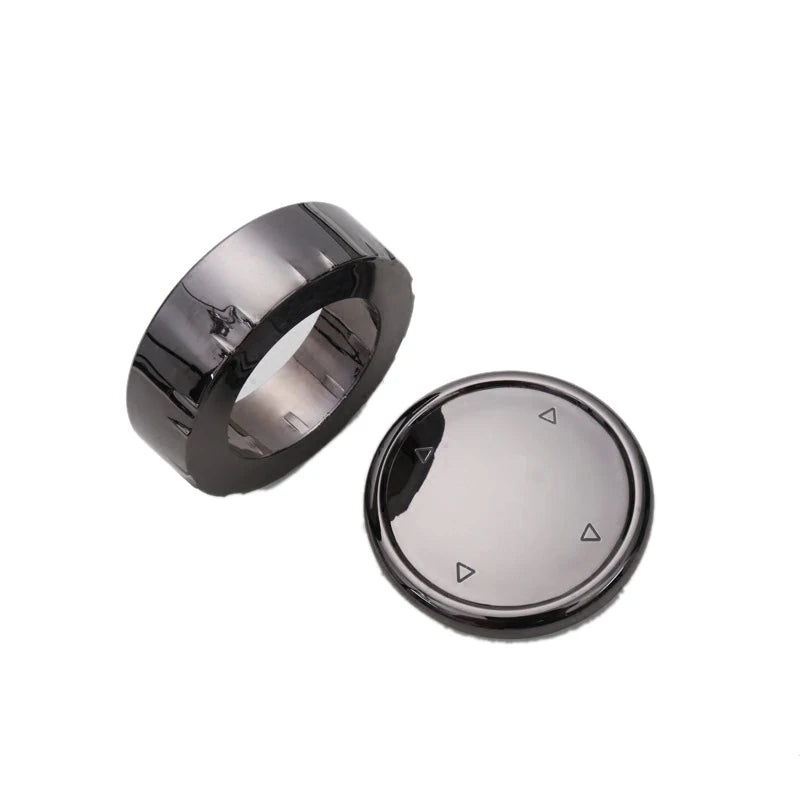 IDrive Car Multimedia Button Cover Trim Knob Sticker for -BMW F Series