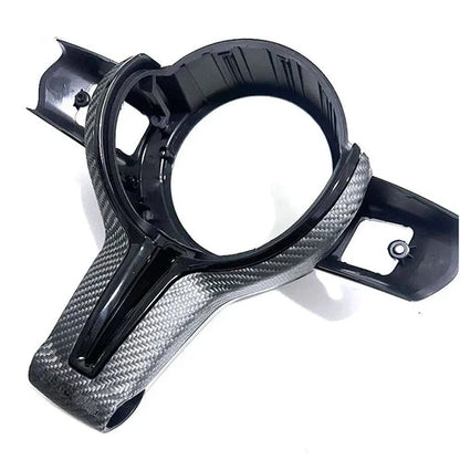 Carbon fiber steering wheel trim cover For F20 F22 F30 F31 F32 F33 F36