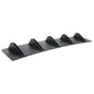 2pcs Double Layer 10 Fins Car Rear Bumper Lip For SEAT Leon Cupra MK3